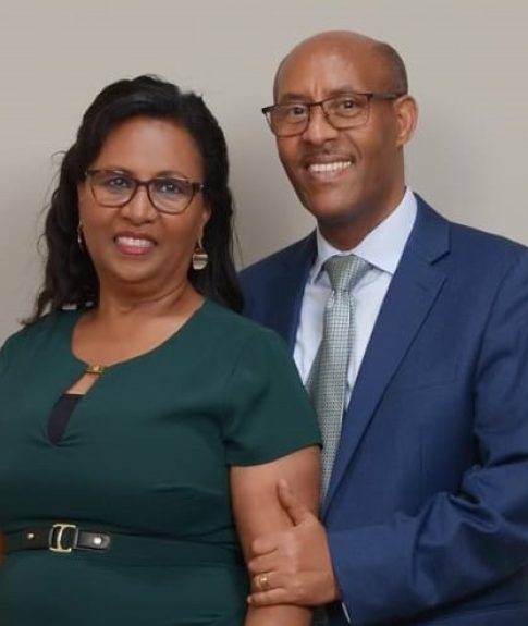 Pastor Mesfin and His wife